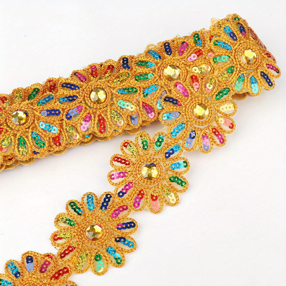 Colorful Floral Lace, 4.11 Meter